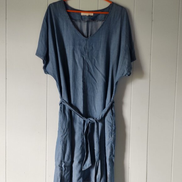 MELISSA NEPTON Belted Denim Dress - Picture 2 of 9